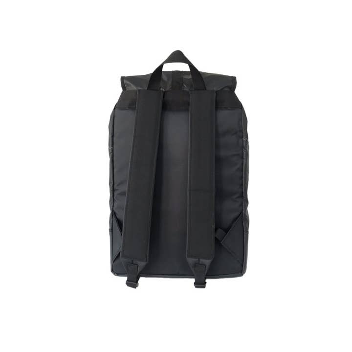 DEMANO – Großhandel Rucksack – Unisex – Pals - Eco recycelter Kitesurf-Rucksack - Schwarz1