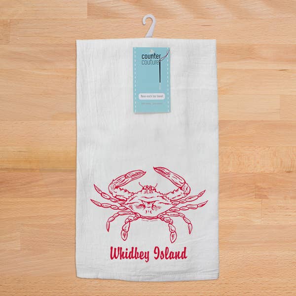 Counter Couture - Wholesale Tea towel - Customizable Tea Towel | Crab | Name Drop | Souvenir1