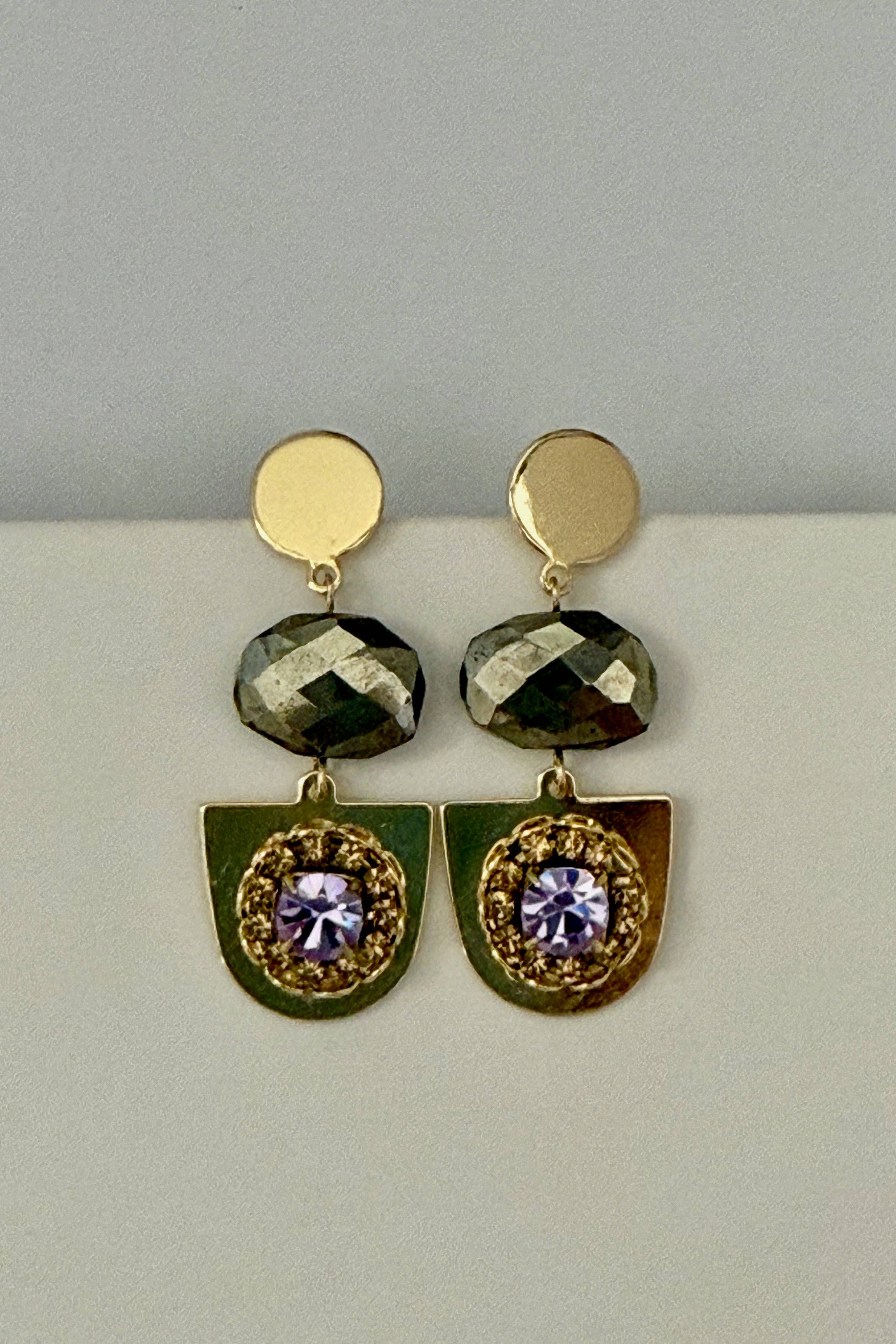 Sandrine France Studio - Vente Boucles d'oreilles pendantes - Boucles d'oreilles Mara0