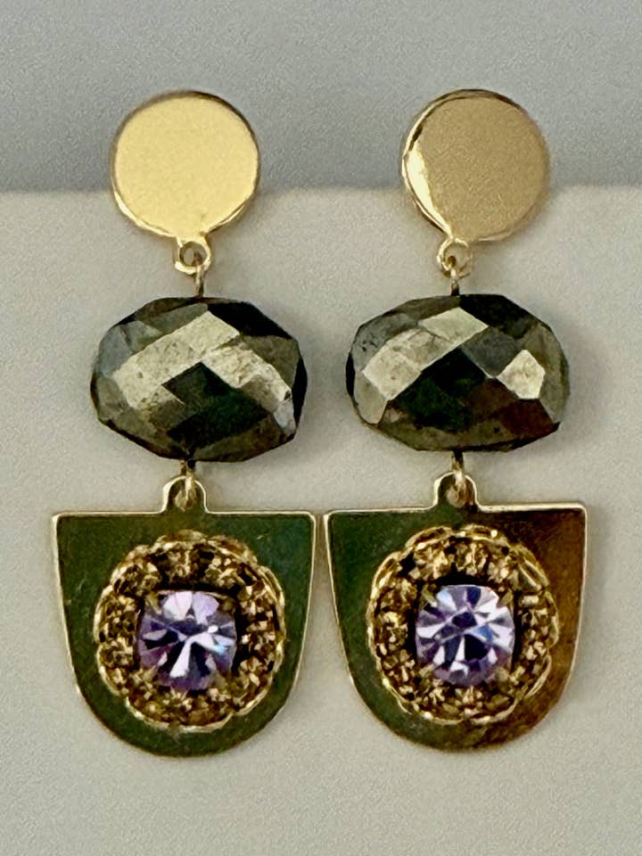 Mara Earrings for wholesale by Sandrine France Studio