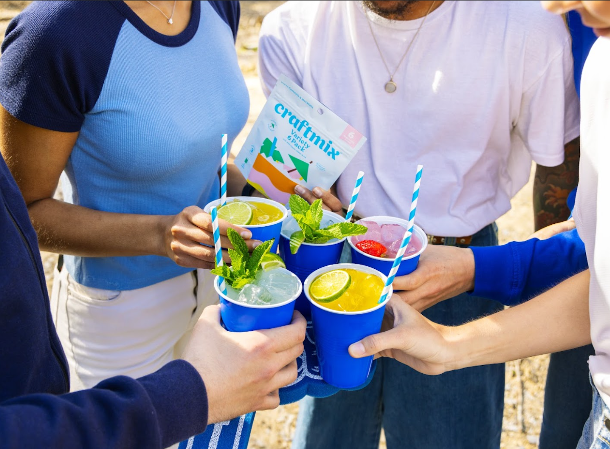 Craftmix - Wholesale Cocktail Mix/Syrup - Variety Pack Cocktail Mixers - 6 Servings Multipack6