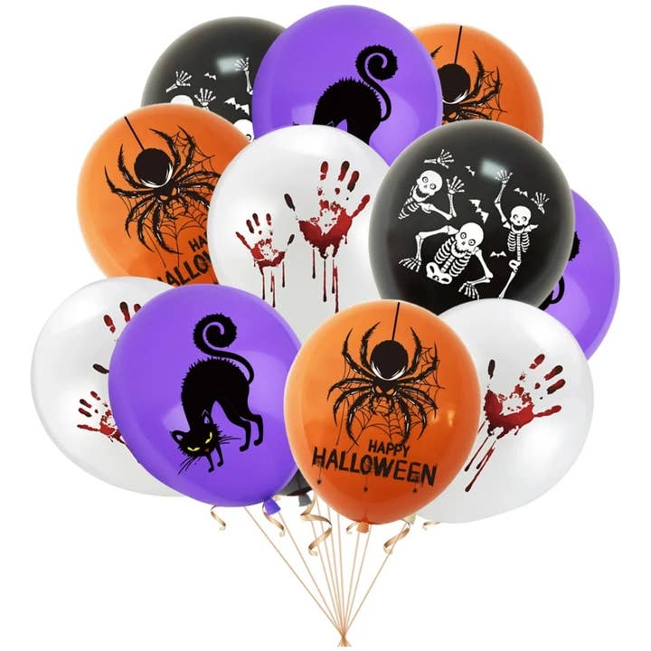 Buddha Ayurveda - Wholesale Balloon - Halloween Balloons β Holiday Decor - Assorted (10 Pcs Set)2