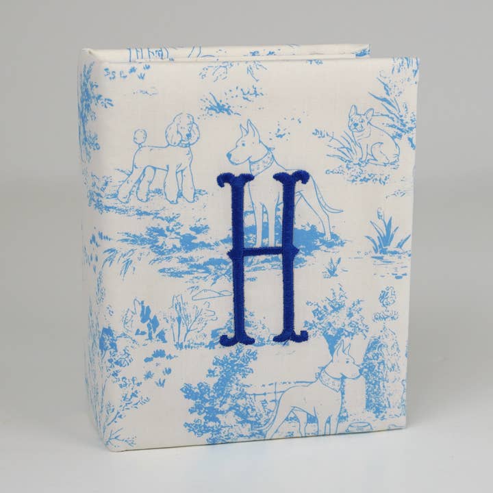 Álbum de Fotografias Pequeno de Capa Dura com Estampa Toile de Cães de Herança por atacado de MARCELA