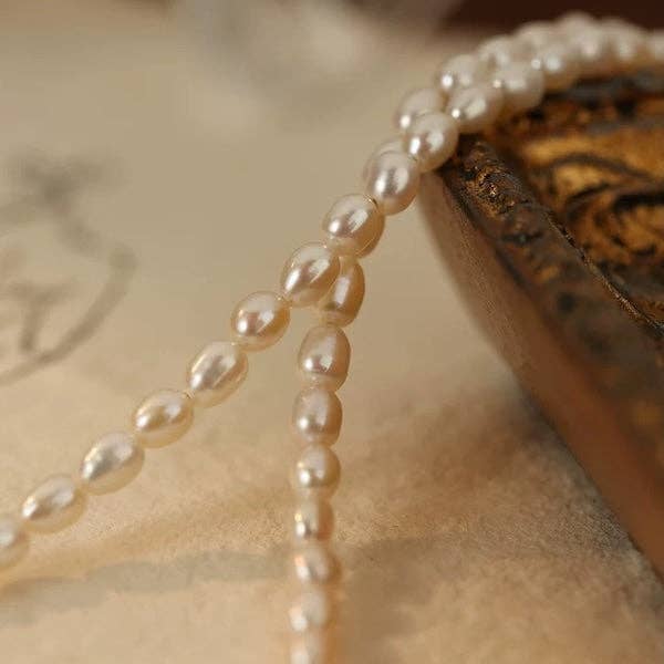 LanLivia - Wholesale Beaded/Pearl Necklace - Timeless Pearl Bead Necklace with OT buckle9