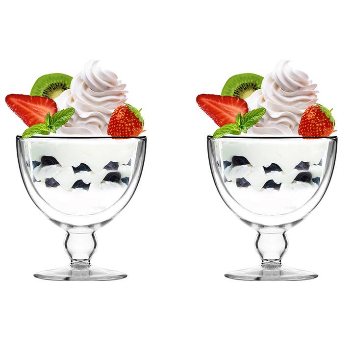 SET of 2 double wall dessert cups 250ml AMO 8999 for wholesale by Kulig Sp. z o.o.