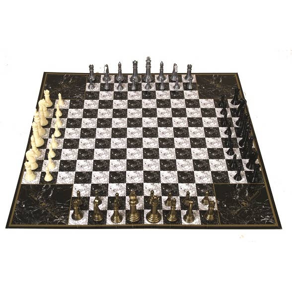 Hansen Game Gift & Toy Company - Wholesale Board Game - John N. Hansen: Chess 4, Black