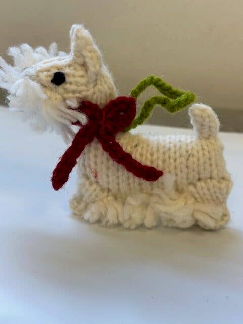 CHILLY DOG LLC – wholesale Christmas decoration – Westie Dog Ornament3
