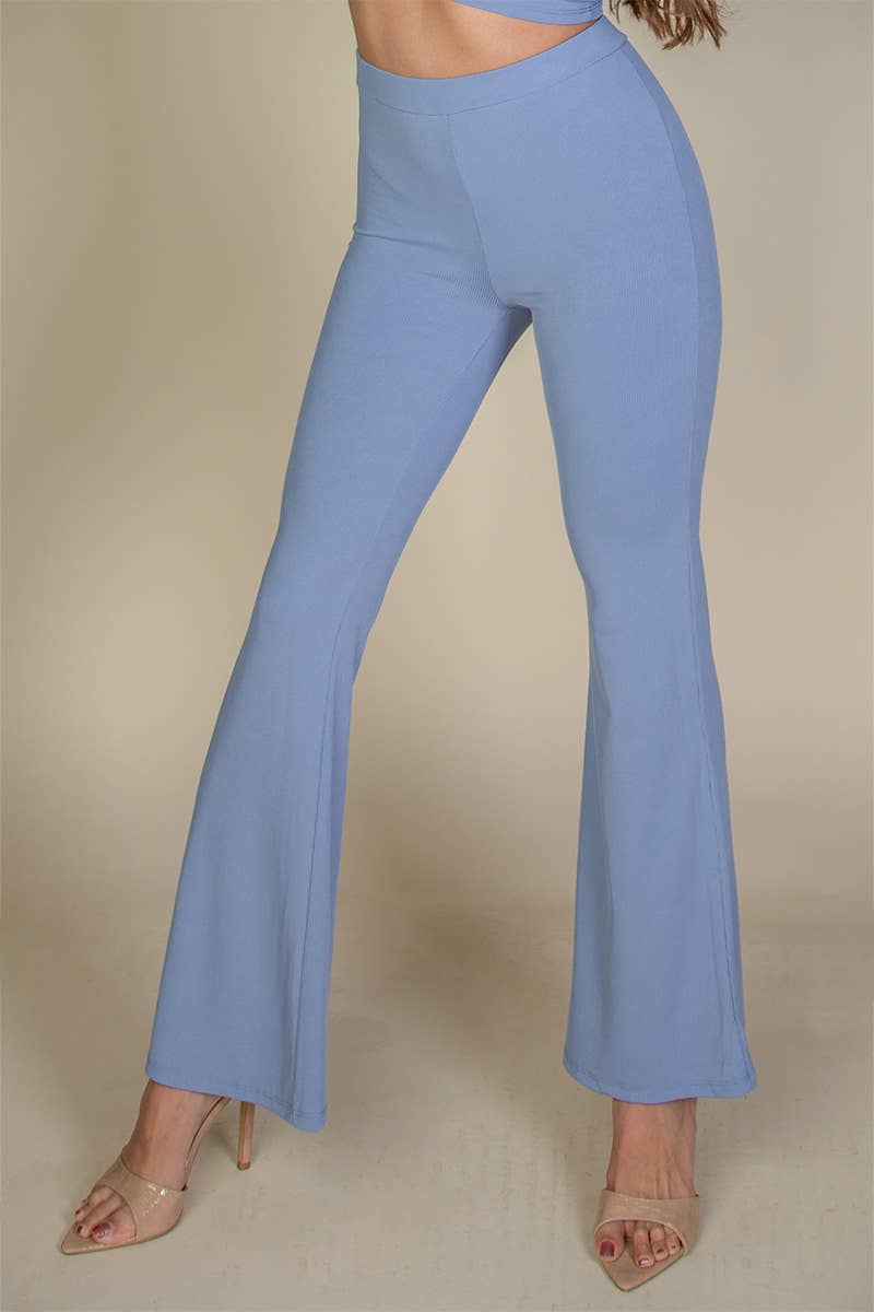 CAPELLA APPAREL - Wholesale Pants - Women's - High Waisted Flare Pants33