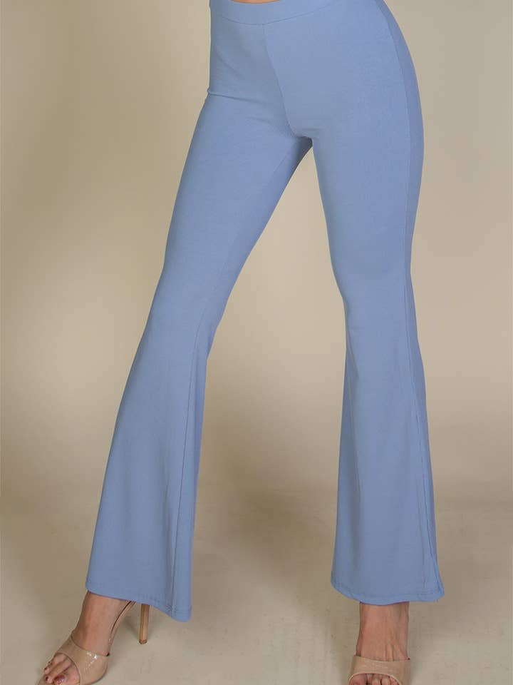 CAPELLA APPAREL - Wholesale Pants - Women's - High Waisted Flare Pants33