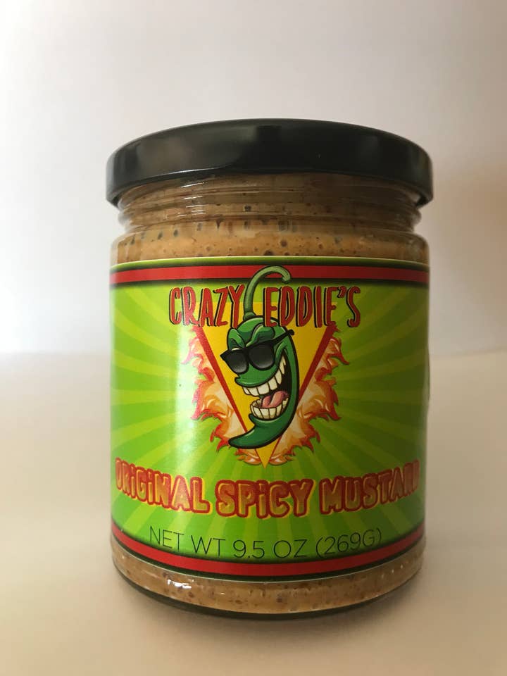 Original Spicy Mustard 9.5 ounces for wholesale by Crazy Eddie's
