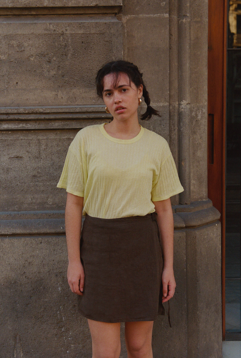 Nénés - Wholesale T-Shirt - Women's - Emilie T-shirt - Yellow3