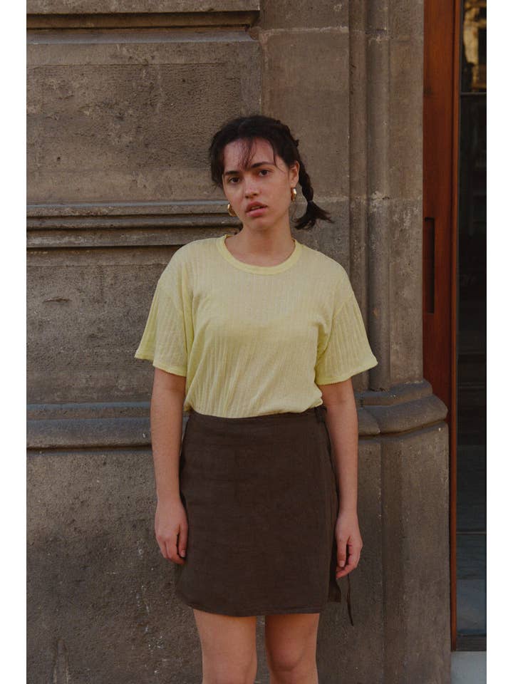 Nénés - Wholesale T-Shirt - Women's - Emilie T-shirt - Yellow3