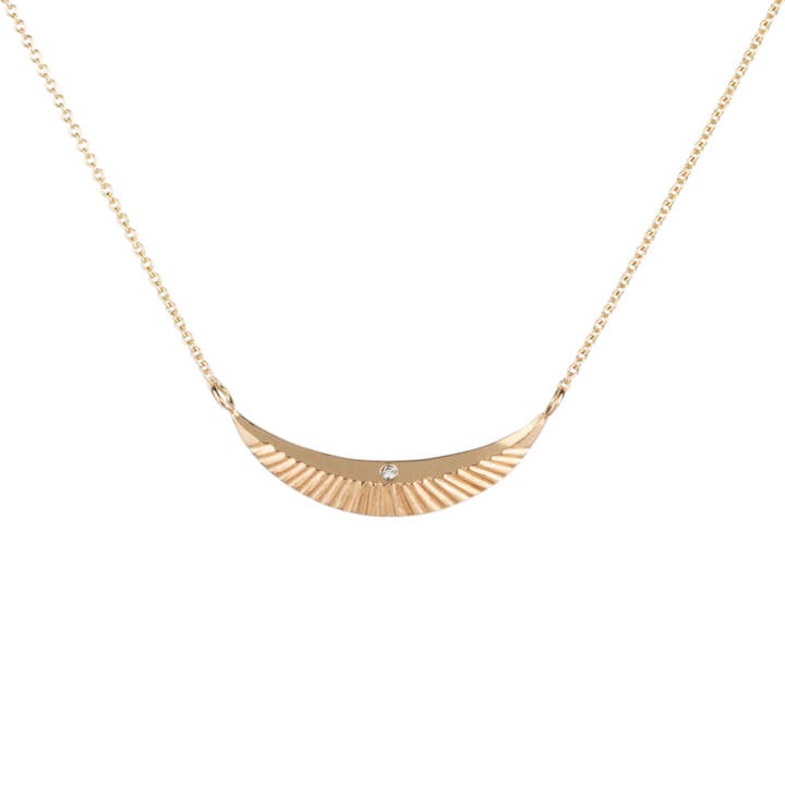 Gold and Diamond Icarus Necklace for wholesale by Corey Egan