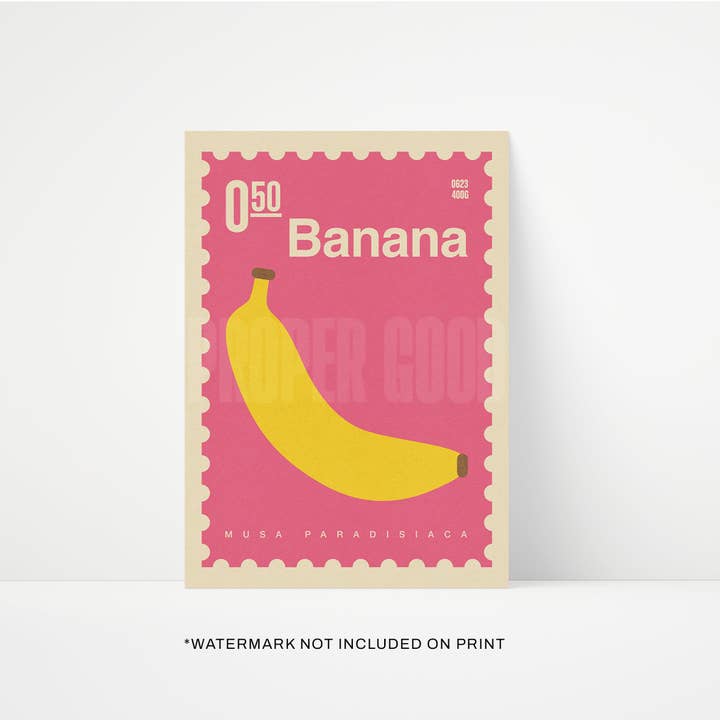 Proper Good - Wholesale Art Print - Banana Print2