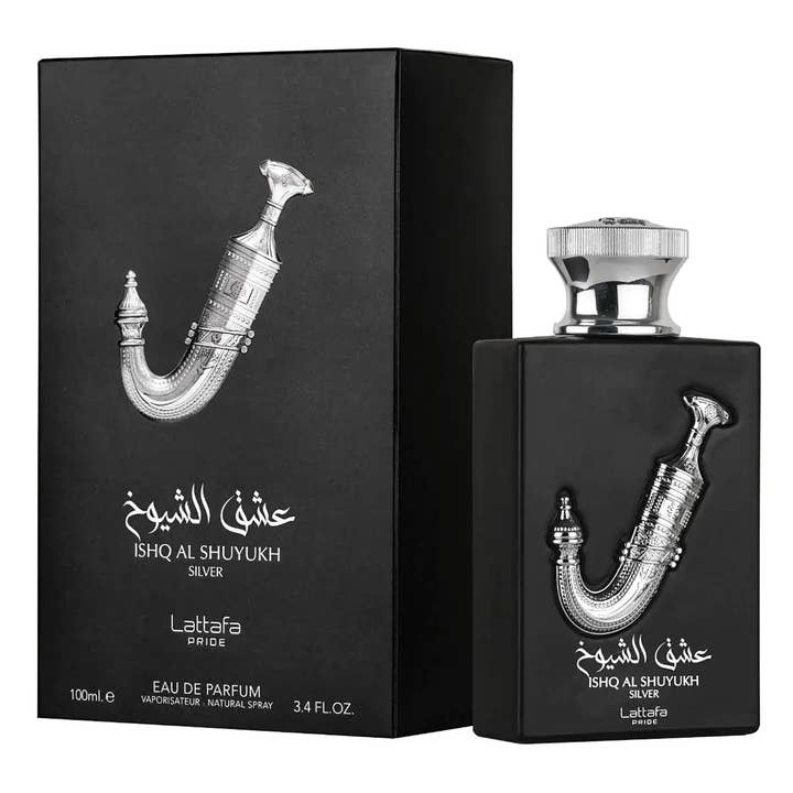 Ishq Al Shuyukh Silver 100ml EDP by Lattafa Pride for wholesale by PRODUCTS THAMES LTD
