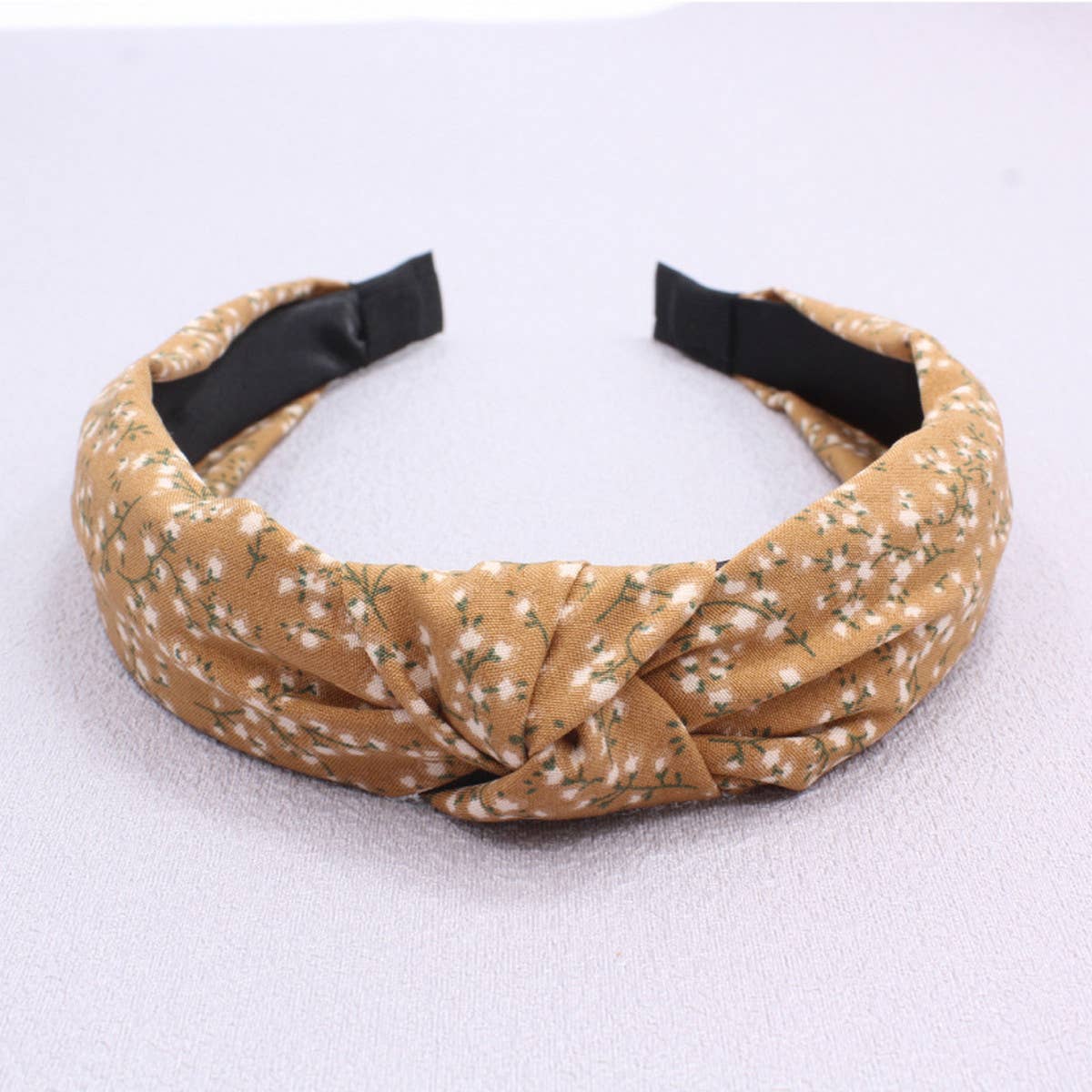 ACCITY - Wholesale Fashion Headband - Women's - SIMPLE PRINT NEW CROSS KNOT HEADBAND_CWAHA16712