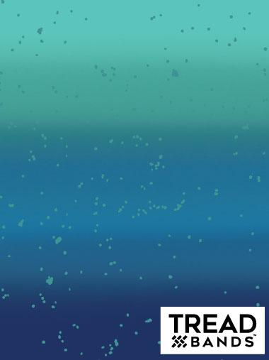 TreadBands - Wholesale Haarband - Dames - All-Terrain Tieback - Milky Way Blues2