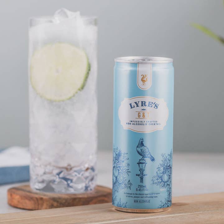 No & Low - Wholesale Non-Alcoholic Aperitif/Mocktail - Lyre's Gin & Tonic 4-pack