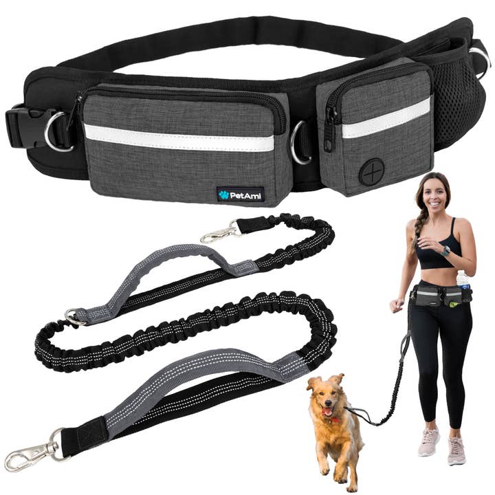 PetAmi - Wholesale Pet leash – Dog - Deluxe Hands Free Dog Leash Bag43