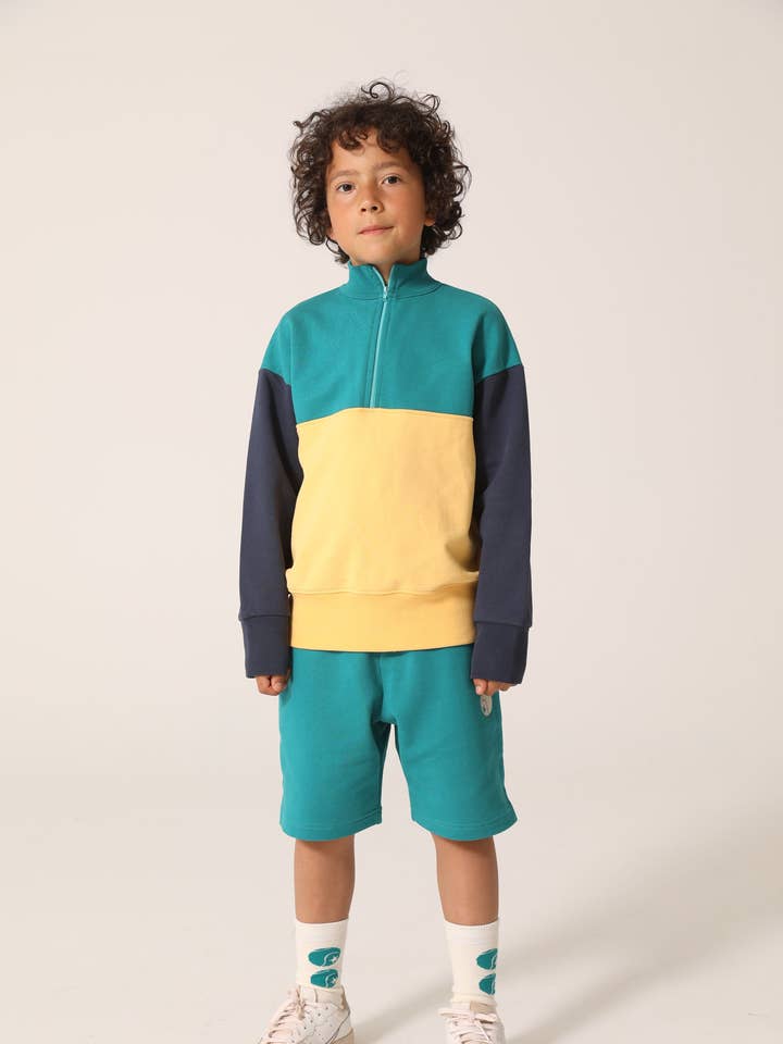 BASELINE-PULLOVER MIT BLOCKIERTEM REISSVERSCHLUSS für den Großhandel von Raquette