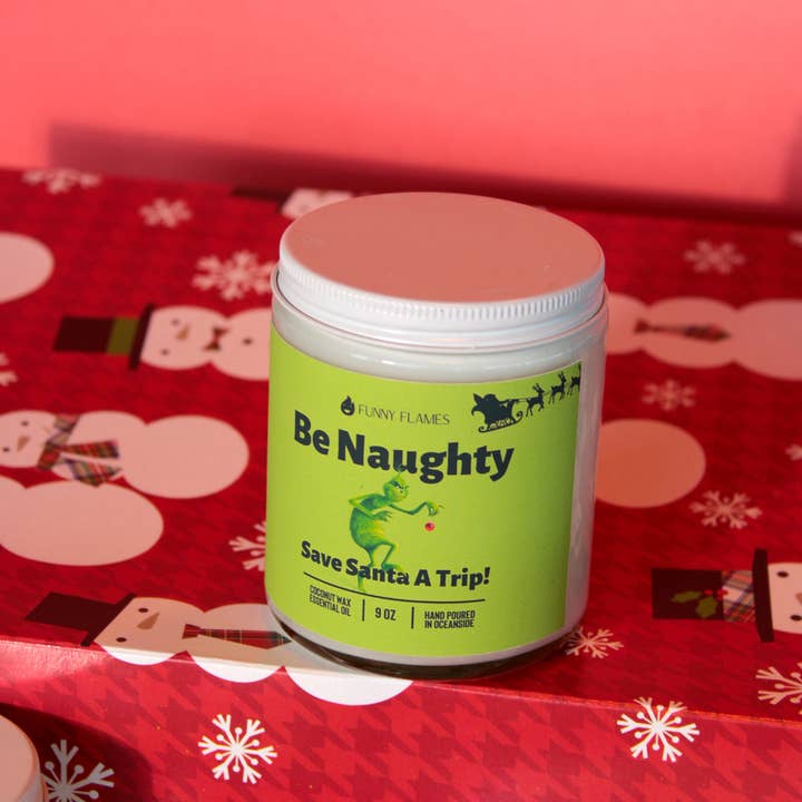 Funny Flames Candle Co - Les Creme - Wholesale Jar/Filled Candle - Holiday 2025 Best Sellers Collection 9oz Candles48