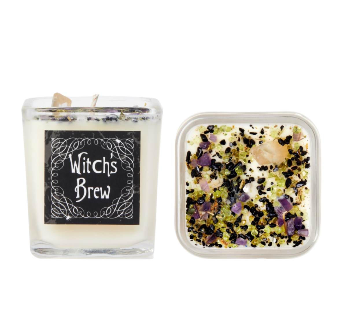 New Moon Beginnings - Wholesale Jar/Filled Candle - Mystical & Magical Candles, Spiritual Candle, Crystal Candle16