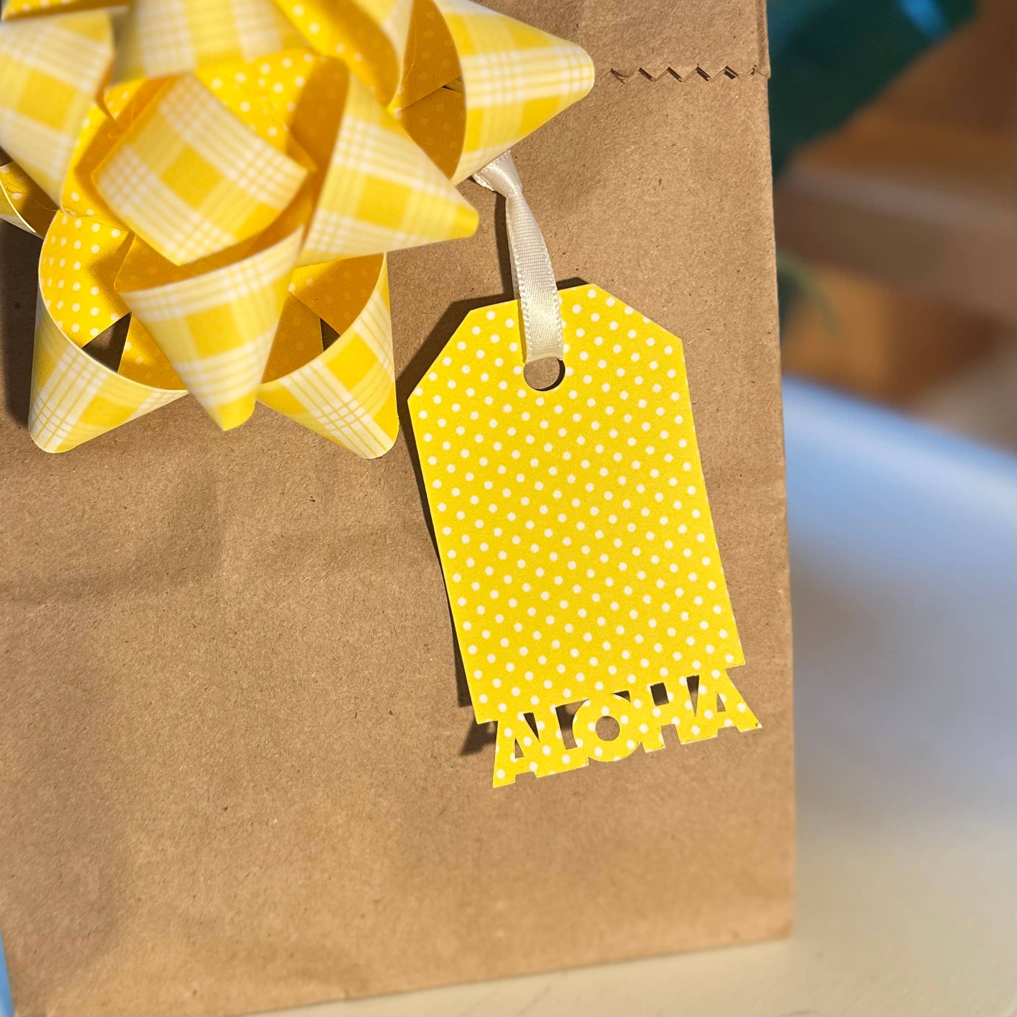 Handmade Aloha Kauai - Wholesale Gift Tag - Handmade Paper Gift Tags - Aloha Set of 65