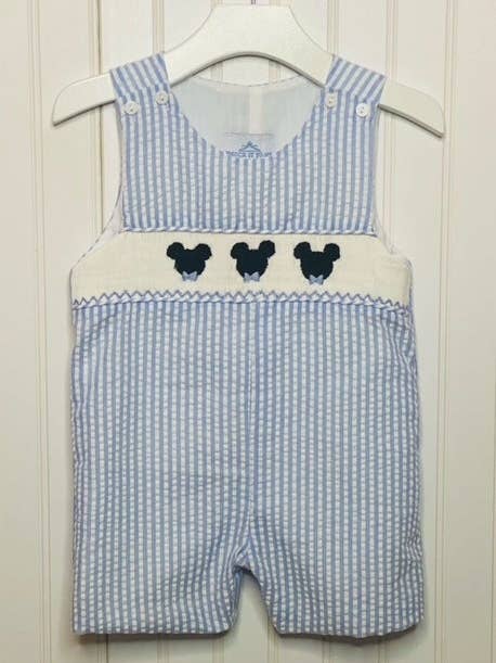 Oh, Tootles ! Shortalls Bow Boys pour la vente par Smock It To Me