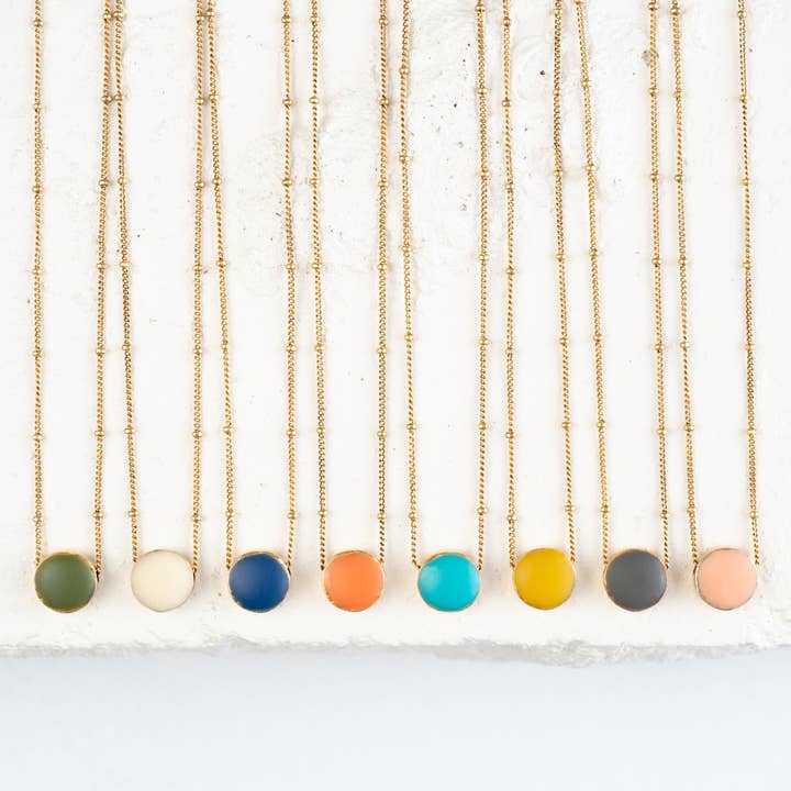 Bel Kai - Wholesale Pendant/Charm Necklace - The Color Satellite Necklace Gold or Silver *Customizable