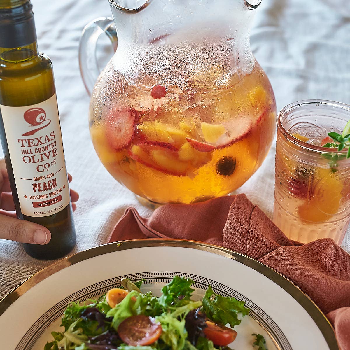 Texas Hill Country Olive Co. - Wholesale Vinegar - Peach Balsamic Vinegar - 100ml.2