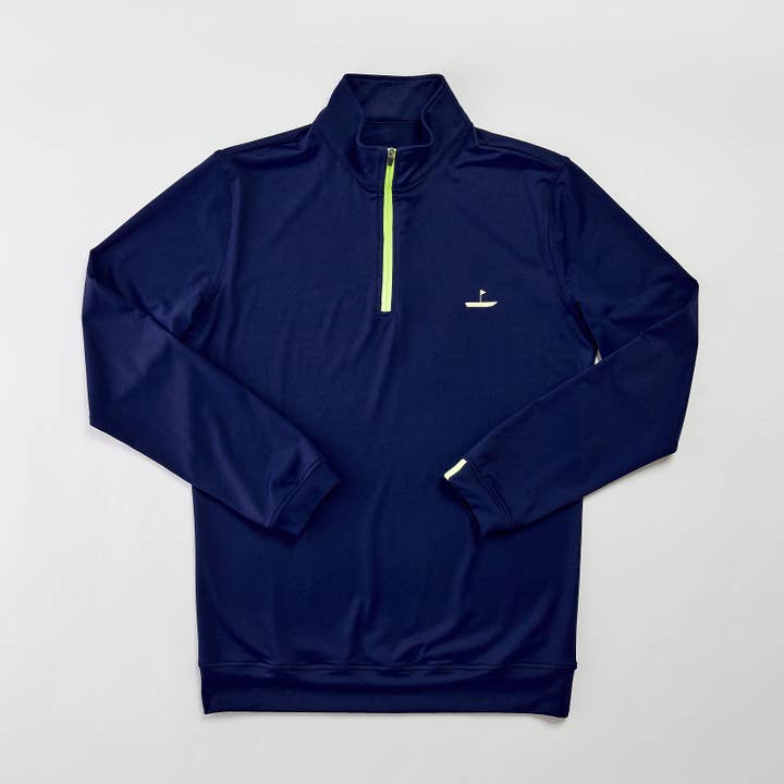 1/4 Zip Pullover Navy for wholesale by CATCH + CLUB