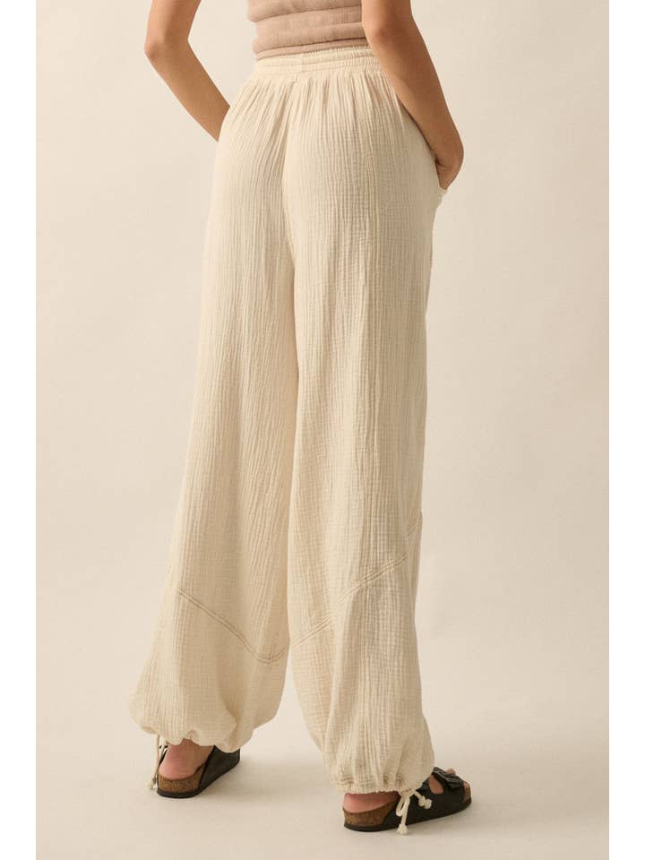 Promesa USA - Wholesale Pants - Women's - Mineral Washed Crinkle Cotton Parachute Pants20