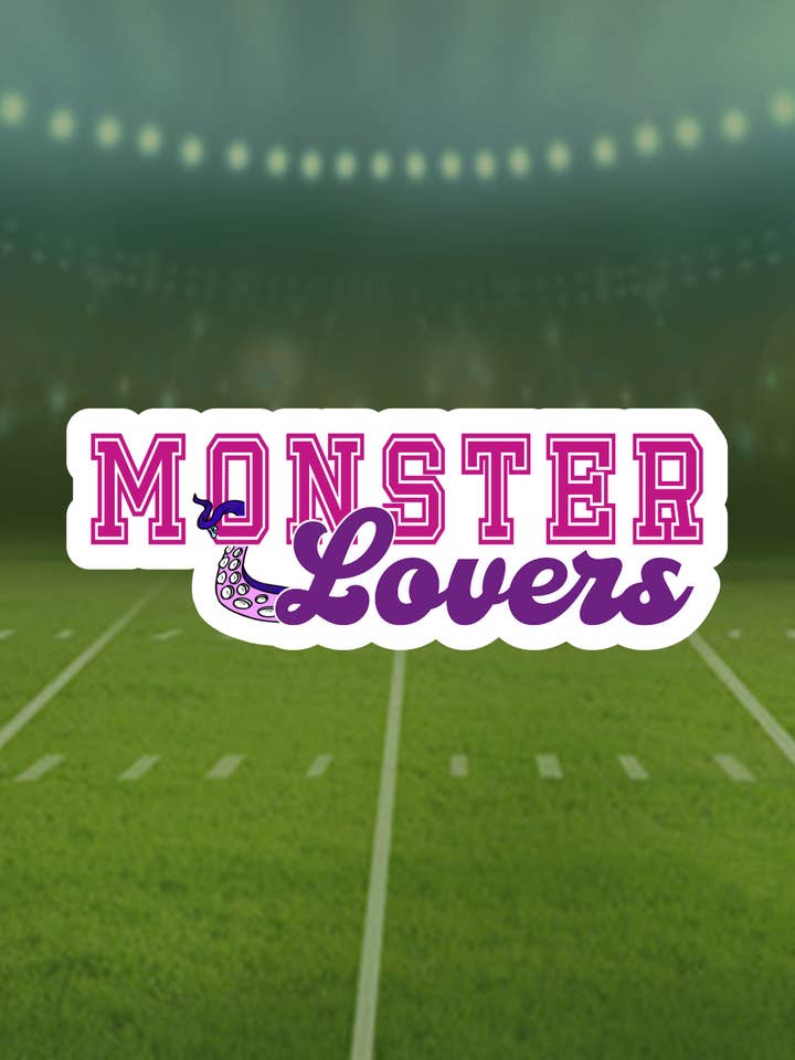 Monsterliefhebber Sticker voor wholesale door Messterpieces