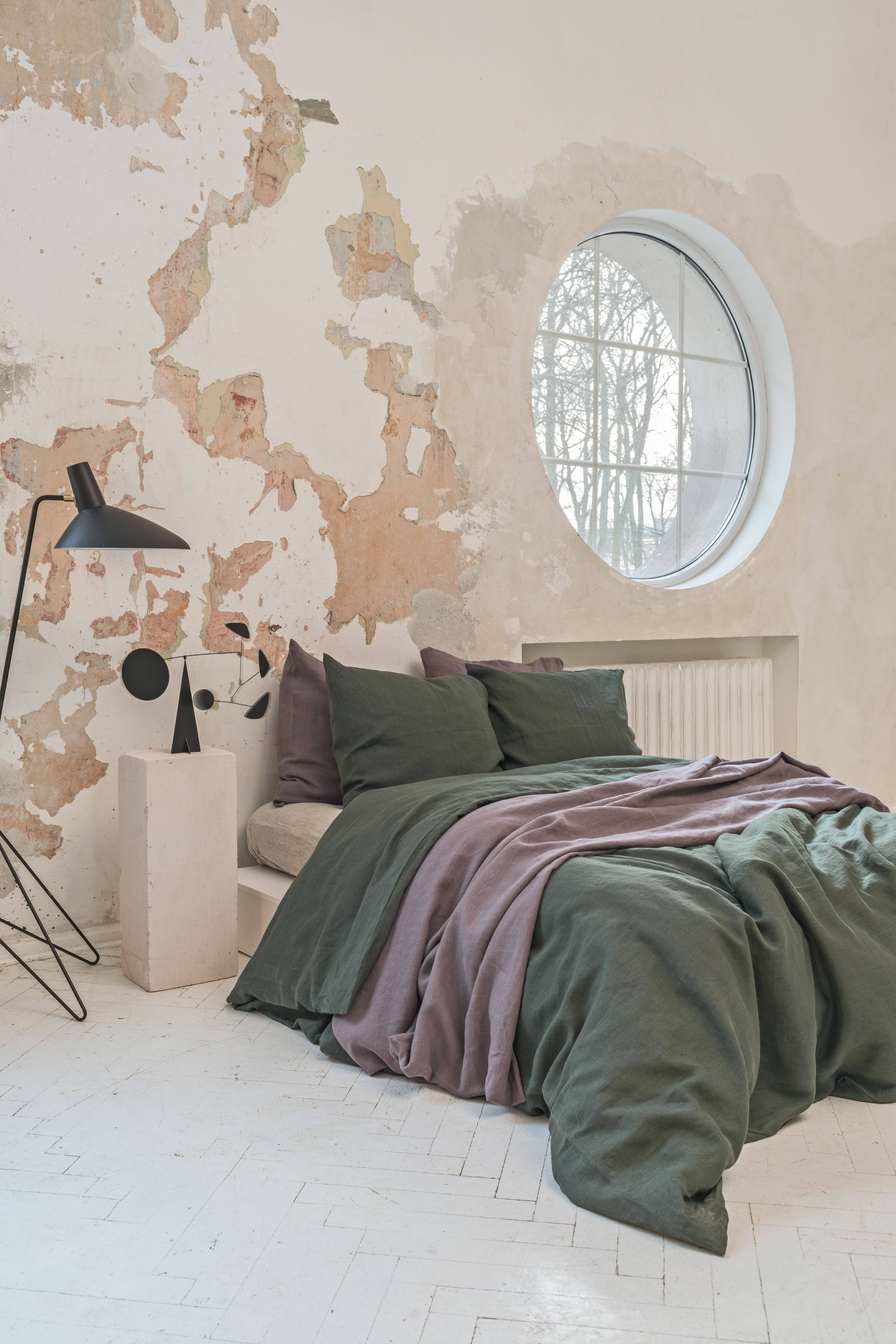 dodesign - Wholesale Bedding Set - Linen bedding set / Forest green2