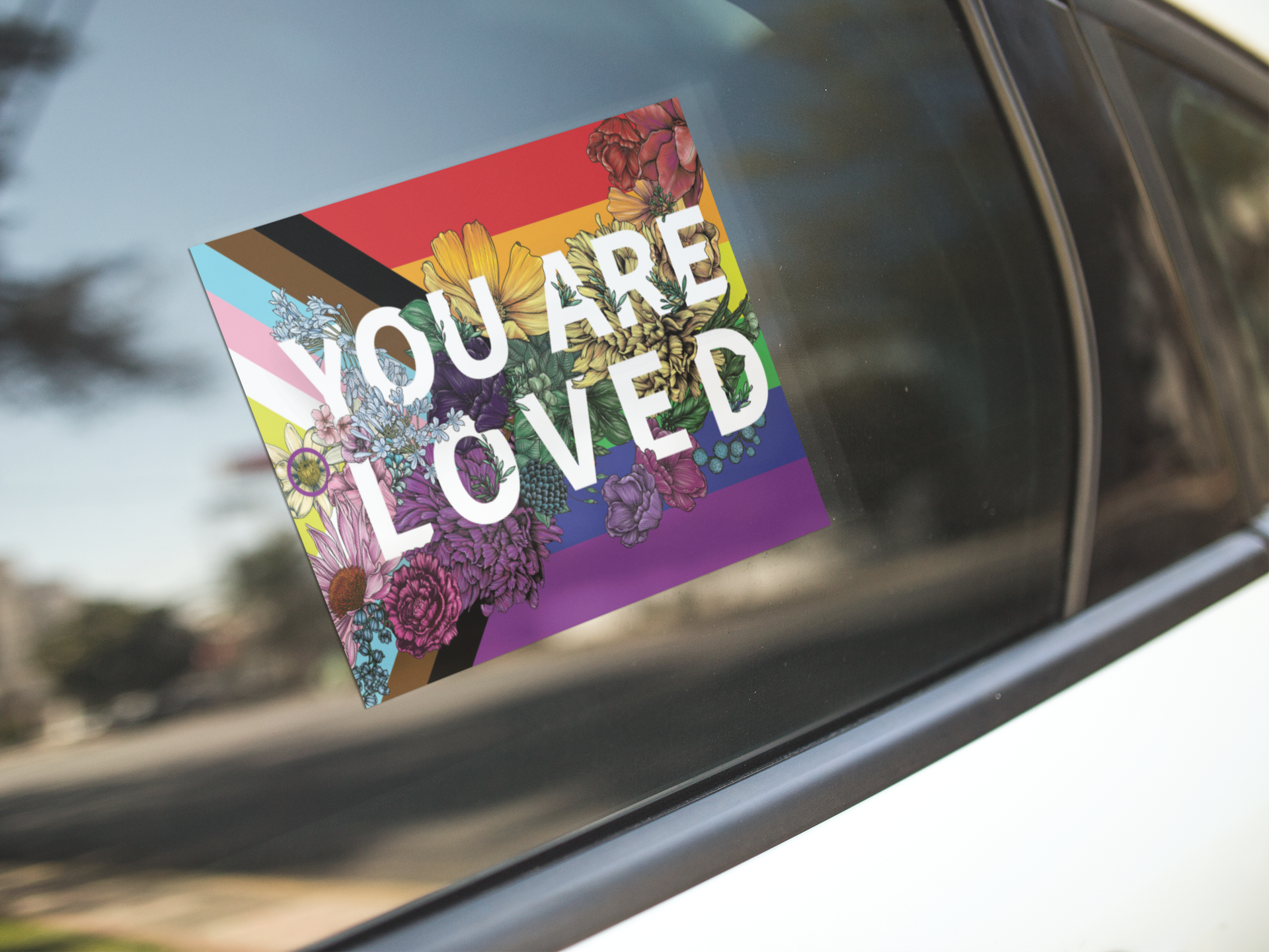 Transpainter - Wholesale Sticker - You Are Loved Sticker | LGBTQ Pride Gifts | Pride Flag Decal4