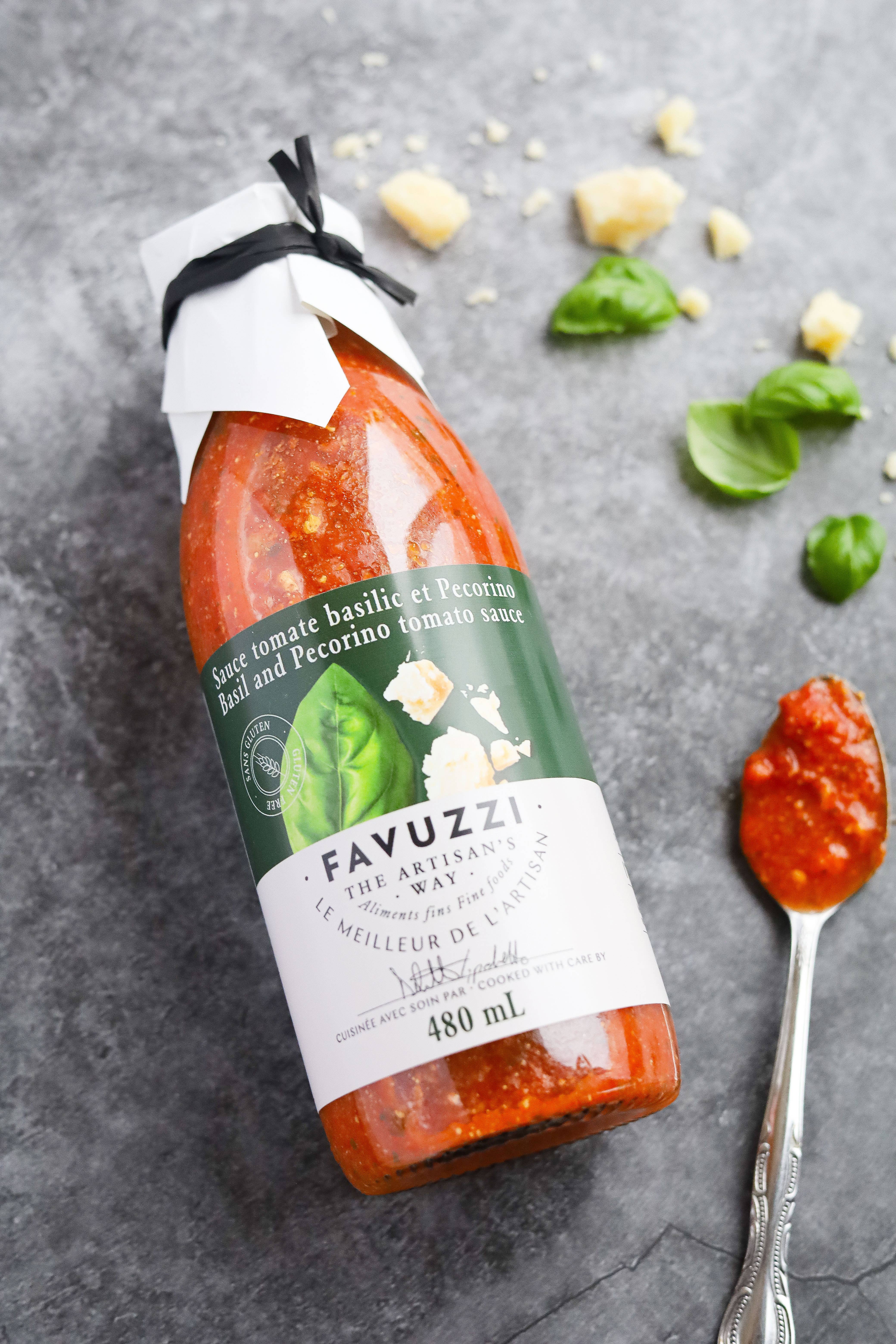 Favuzzi (Canada) - Vente Sauces - Sauce au basilic et au pecorino4