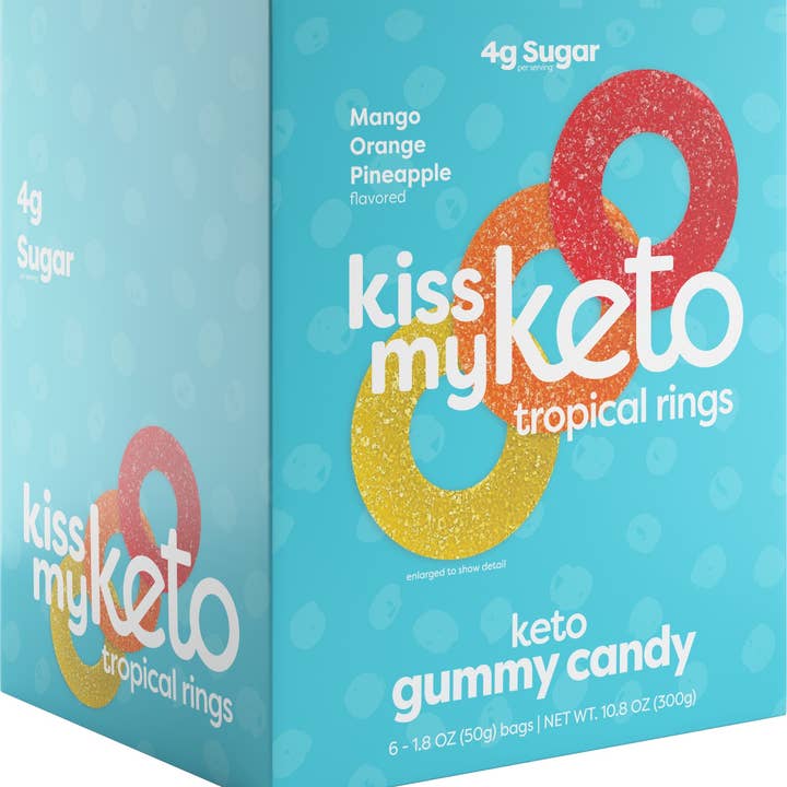 Kiss My Keto - Wholesale Gummy - Keto Gummies Tropical Rings2
