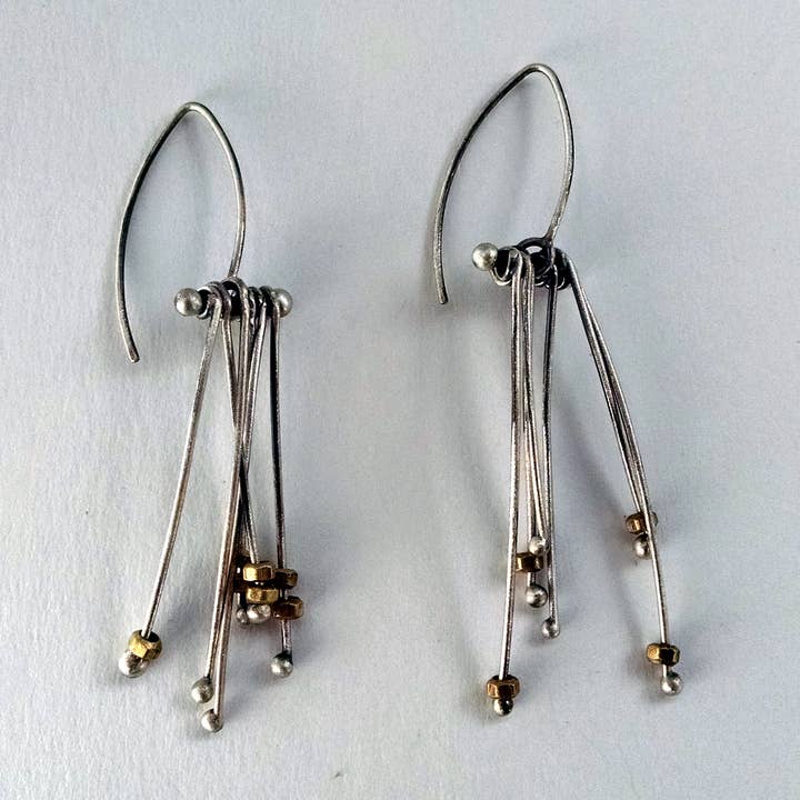 Icicle Earrings for wholesale by JL Merrill Metalworks
