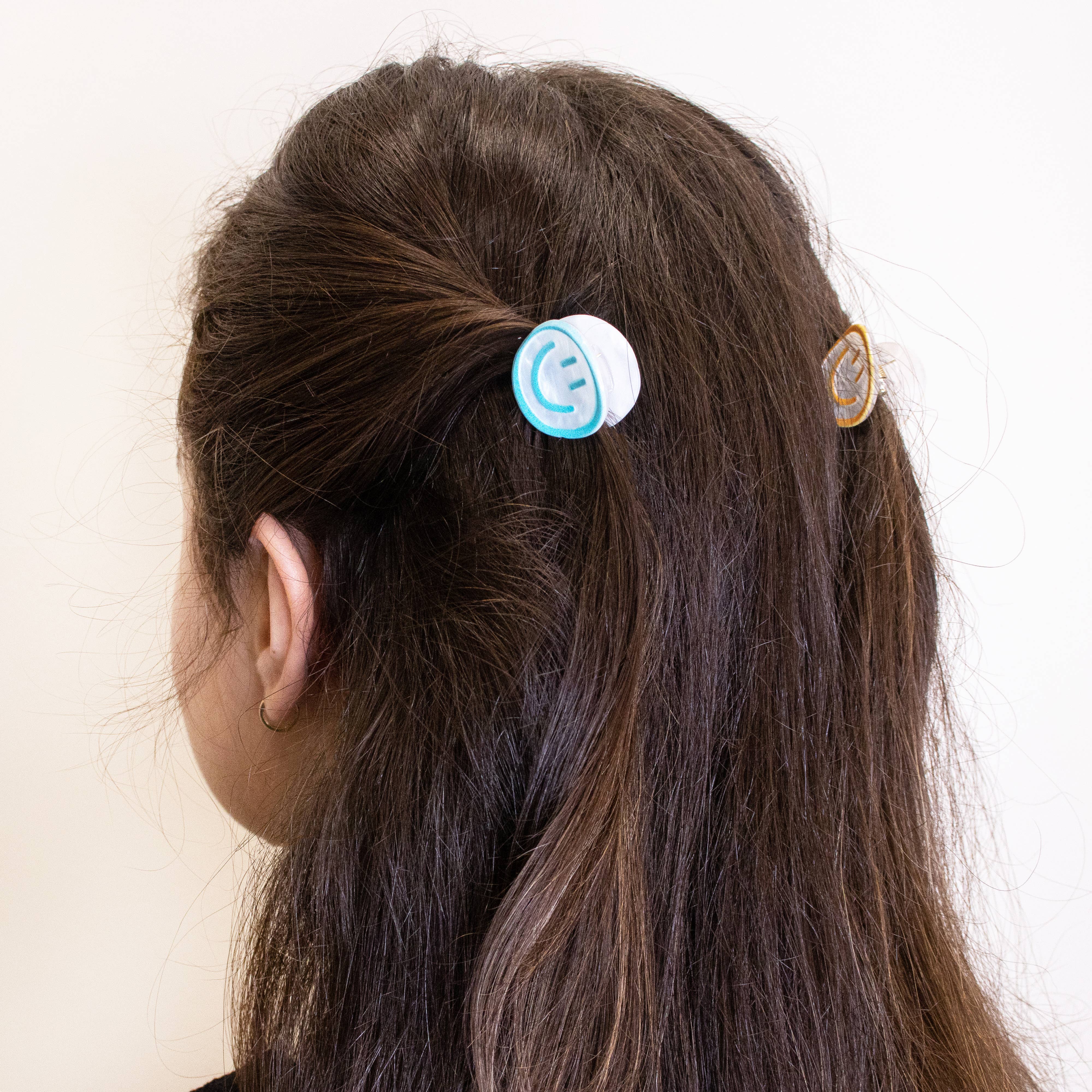 Frog Sac - Vente Pince à cheveux – femme - Petites pinces à cheveux Emoji Smiley Face - Paquet de 41