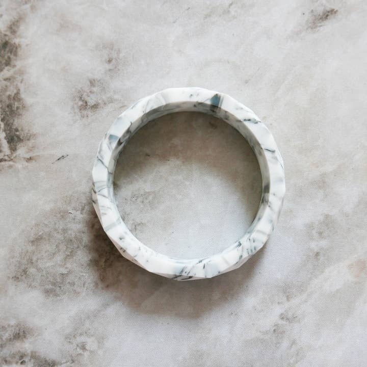 East London Baby Co – Großhandel Armreif – Marble Geometrisches Silikon Zahnen Armreif für Mütter4