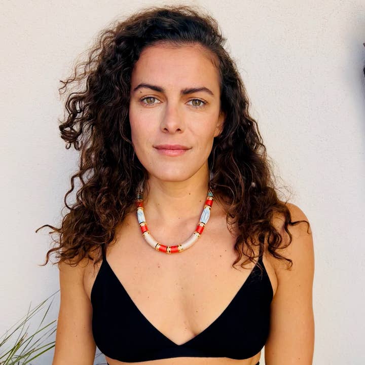 Collier Colorblock Spritz pour la vente par Holst and Lee