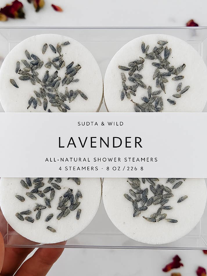 12 Private Label Lavender Shower Steamers|White Label for wholesale by Subtle & Wild
