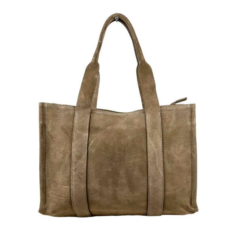 Chenson & Gorett - Wholesale Tote Bag - Women's - Suede Leather Shopper Bag for Women. B2B Fashion Promo13
