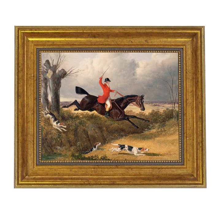 Clearing the Ditch Framed Painting Print on Canvas in Frame for wholesale by Madison Bay Co. - Historical Home Decor Reproductions