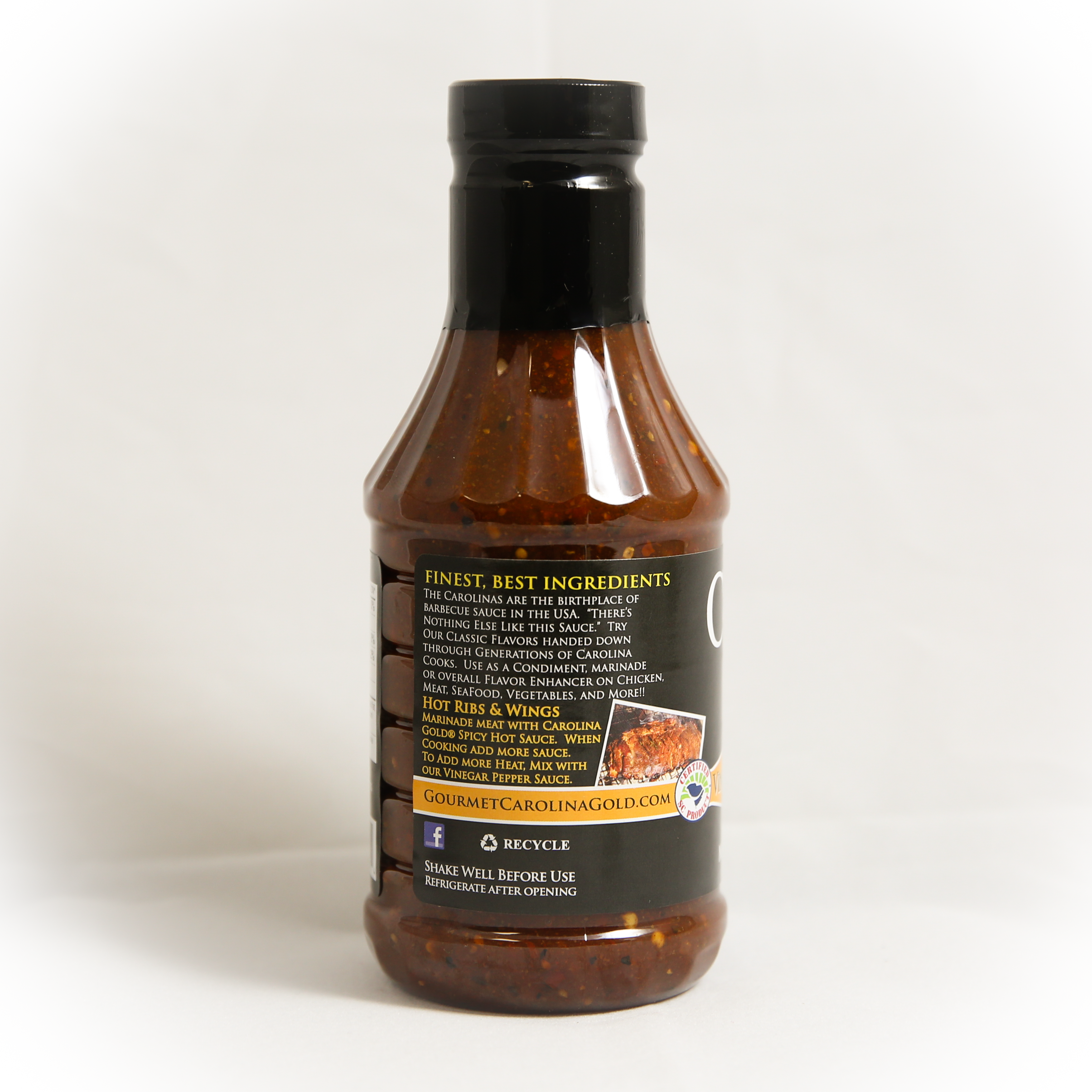 Gourmet Carolina Gold - Wholesale BBQ Sauce - Gourmet Carolina Gold Sauce, Vinegar Pepper, 18 oz1