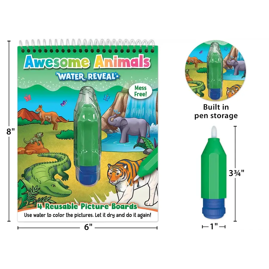 Teacher Created Resources - Vente Livre de coloriage et d'activités pour enfants et bébés - Une révélation aquatique sur des animaux géniaux3