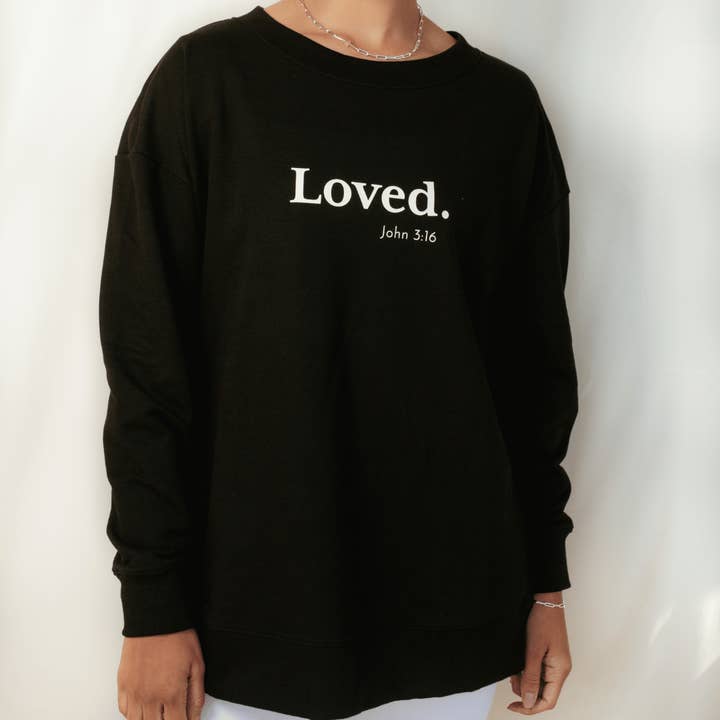 Be The Light | Loved Sweatshirt pour la vente par Rizen Jewelry