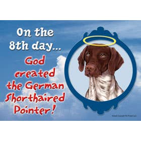 På den 8. dag_ skabte Gud det tyske korthårede punkt for engroshandel hos SJT Enterprises, Inc.