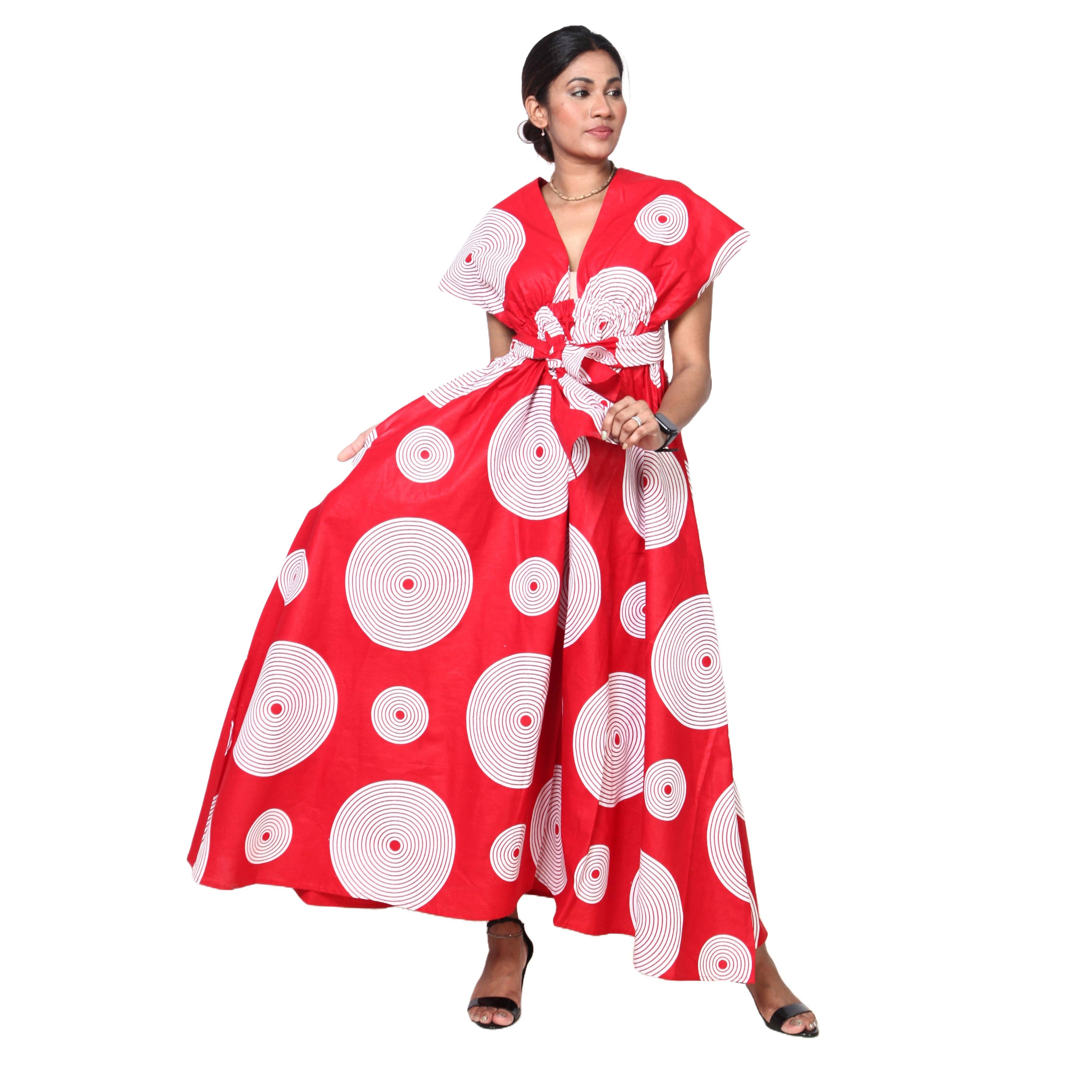 African Stars - Wholesale Dress - Women's - Women's Multi Way Style Maxi Dress -- FI-68L17