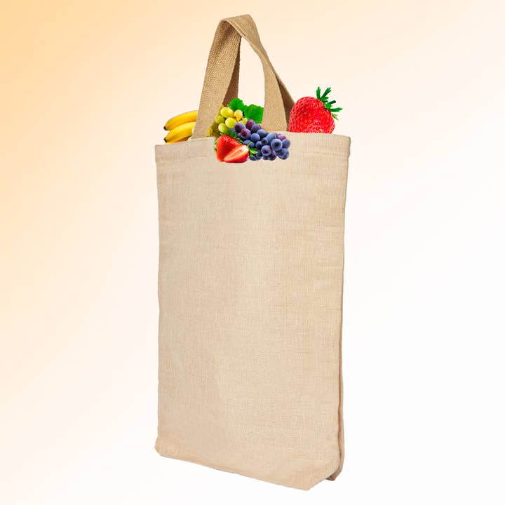 ecojutebags - Wholesale Grocery/shopping bag - 4-Pack Juco Tote Bags – 17"x15" Burlap Bags, Gifting Bags7